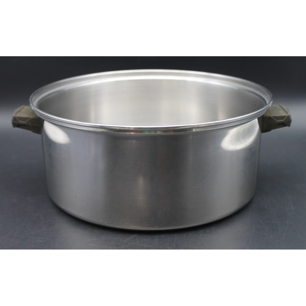 Vintage Mardigian Stainless Steel Stock Pot Made in USA Tri-Ply 18/8 Cookware